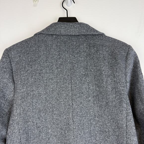NWT & Other Stories Manteco Wool Blend Blazer Coat Gray $219 - Size 4 - Picture 5 of 10
